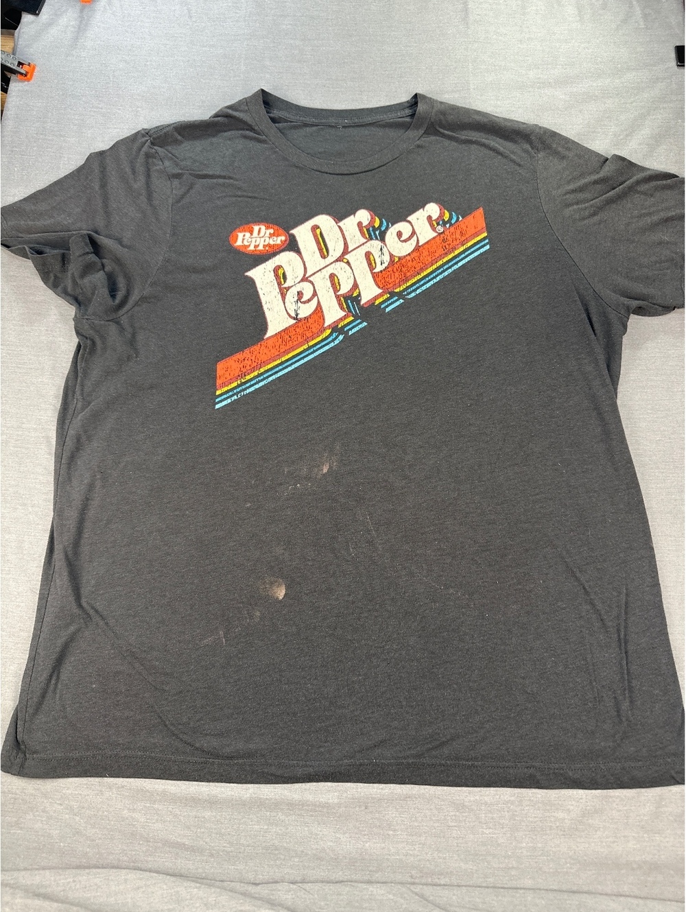 Vintage Dr Pepper Men's Graphic T-Shirt Black Regular Fit Cotton